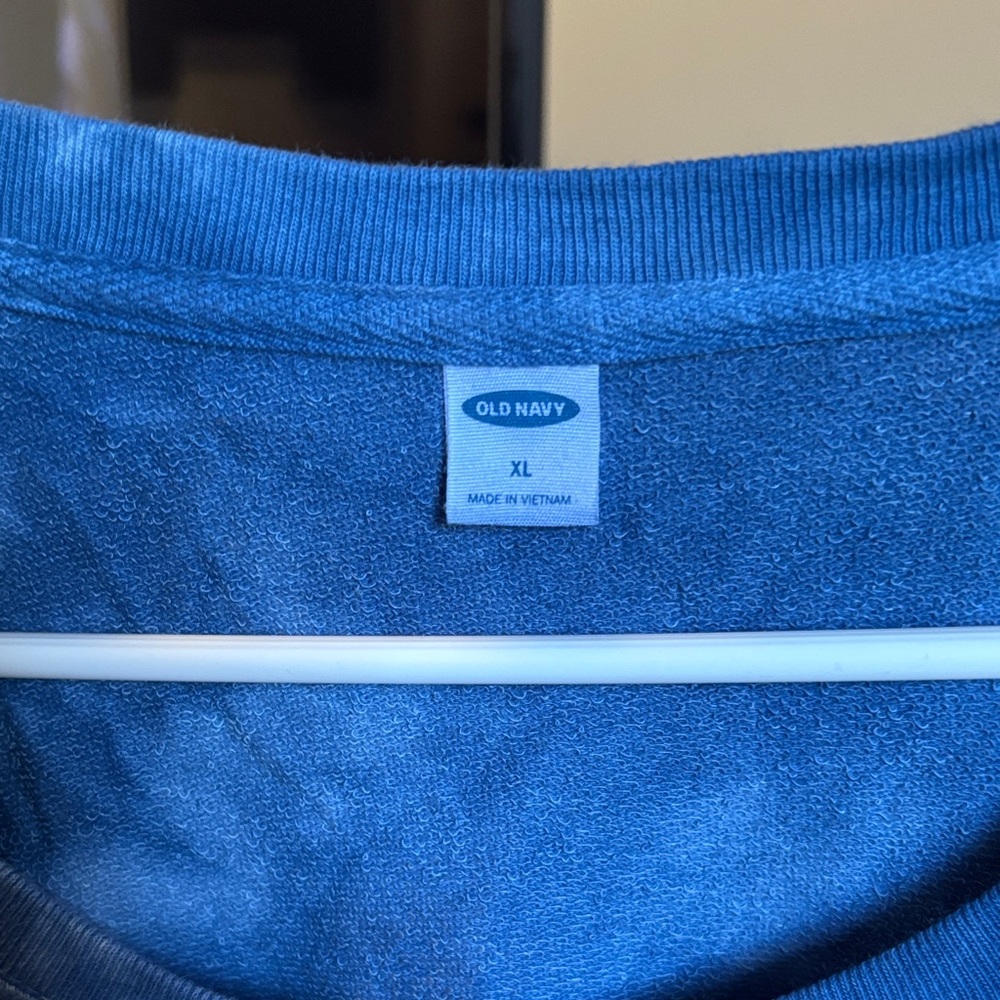Old Navy Blue Tie-Dye Sweatshirt - Picture 3 of 3